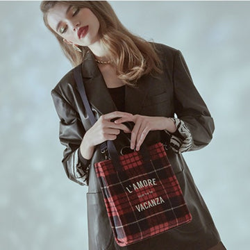 Tartan Small Tote Bag